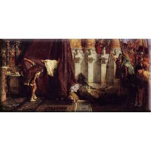 Ave, Caesar Io, Saturnalia 30x15 Streched Canvas Art by Alma Tadema 