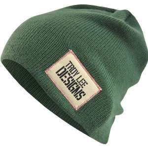 Troy Lee Designs Sarge Mens Beanie Casual Wear Hat   Hunter Green 
