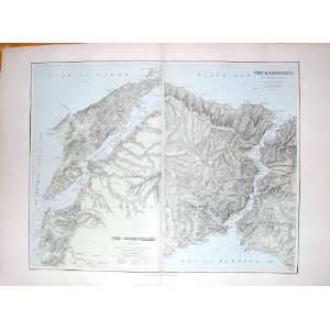  STANFORD MAP 1904 BOSPHORUS DARDANELLES GALLIPOLI
