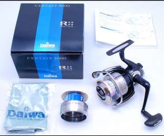 Daiwa Certate 3000 + Spare Spool Spinning reel Bait Casting Excellent 