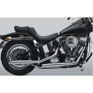  SANTEE TAPERED DUALS 1 3/4 EXHAUST SOFTAIL FOR HARLEY 