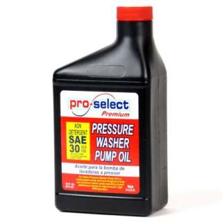 Bottles of Pro Select Pressure Washer SAE 30 Pump Oil  