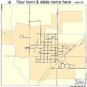  Street & Road Map of Marmaduke, Arkansas AR   Printed 