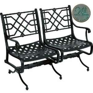  Windham Castings Abbey Spring Settee Frame Only, Grecian 