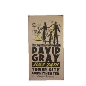 David Gray Silkscreen Poster Tower City