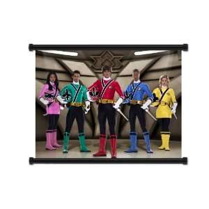  Power Rangers Samurai TV Show Fabric Wall Scroll Poster 