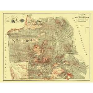  SAN FRANCISCO CITY/COUNTY CALIFORNIA (CA) MAP BY THE BOARD 