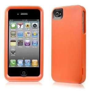  18390 HardSkin for iPhone 4 Orange GPS & Navigation