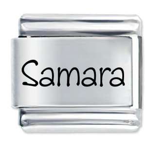  Name Samara Italian Charms Bracelet Link Pugster Jewelry