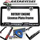 rotary engine license plate frame mazda rx7 rx2 rx4 rx5
