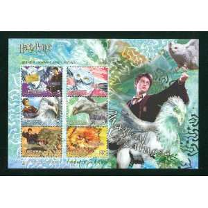  Harry Potter Prisoner of Azkaban Mint Sheet 6 Stamps 