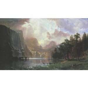   In California   Albert Bierstadt 23x15.5 CLEARANCE