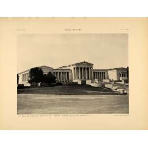 1904 Print Albright Art Gallery Buffalo NY Portico 