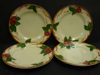 Franciscan Apple Set of 4 Dinner Plates  