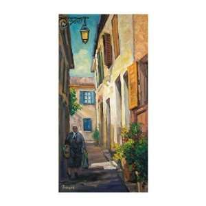  An Alley in Ramatuelle by Georges Dedo Yard. Size 8.45 