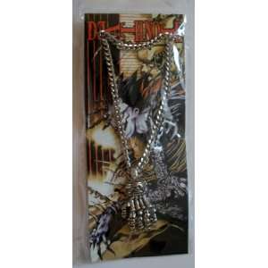 Anime Death Note Skeletal Hand Metal Charm Chain Necklace #6
