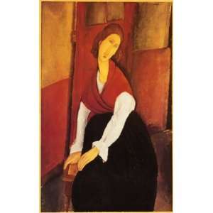  Jeanne Hebuterne   Poster by Amedeo Modigliani (22x35)