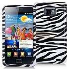 Black White Zebra Hard Case Cover for Samsung Attain i777 At&t Galaxy 