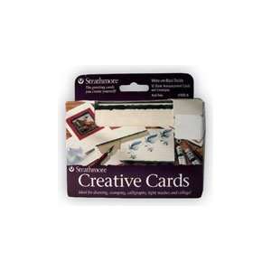    Announcement Cards Black Deckle Edge Pkg 10 Arts, Crafts & Sewing