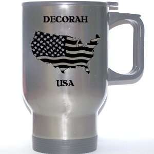  US Flag   Decorah, Iowa (IA) Stainless Steel Mug 