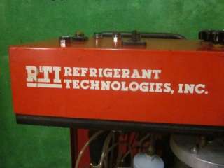 RRC 750 REFRIGERANT RECOVERY UNIT R12 FREON 12 A/C HVAC  
