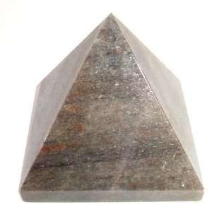 Sodalite Pyramid 02 Sacred Geometry Grey Blue Crystal Throat Third Eye 