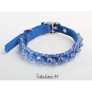  FabuLeash Fabucollar Fancy Glamorous Sparkling Beaded Deep 