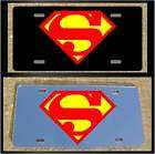 Superman Super Man DC Comics Officially Licensed Logo Aluminum License 