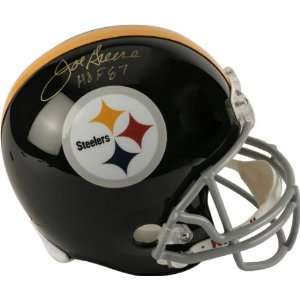 Joe Greene Autographed Helmet  Details Pittsburgh Steelers, HOF 87 