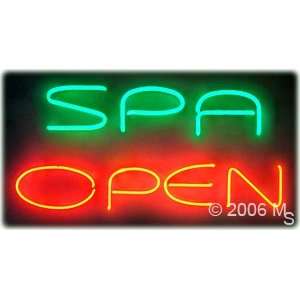 Neon Sign   Spa Open   Large 13 x 32  Grocery & Gourmet 