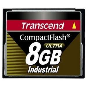 Transcend 8GB Ultra Speed Industrial CompactFlash (CF) Card (Catalog 