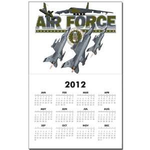   Current Year US Air Force with Planes and Fighter Jets with Emblem