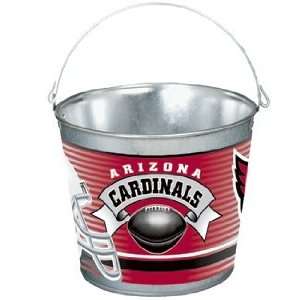  Arizona Cardinals Galvanized Pail 5 Quart Automotive