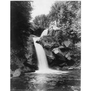  McLaughlin Falls,Rutland,Vermont,VT,c1907,Waterfall