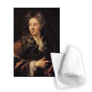 Portrait of Gerard Audran (1640 1703) (oil   Tea Towel 100% Cotton 