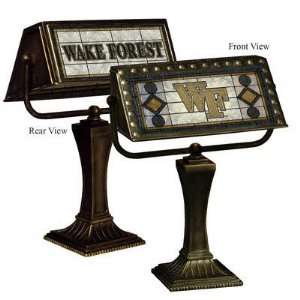  Wake Forest Demon Deacons Glass Bankers Lamp Sports 