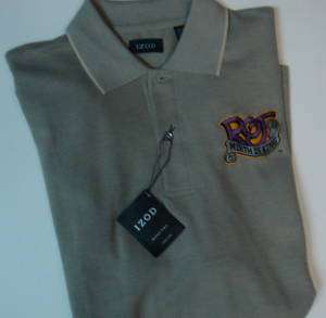 ROJ Embroidered Golf Shirt Izod Brand New Size M  