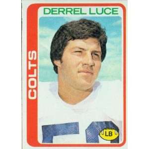  1978 Topps #418 Derrel Luce RC   Baltimore Colts (RC 