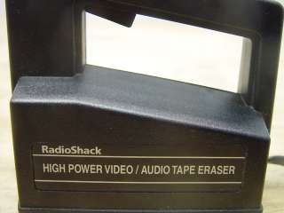 Radio Shack High Power Video/Audio Tape Eraser 44 233A  