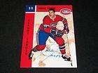 Montreal Canadiens Claude Larose Auto Signed 1966/67 Pa