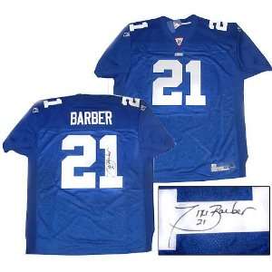  Tiki Barber Authentic Home Giants Jersey Sports 