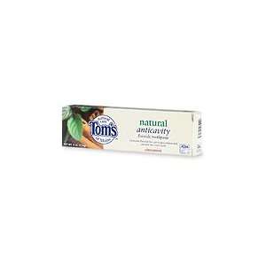  Toothpaste w/Calc & Fluoride Cinnamint   6 fl oz, (TOMS 