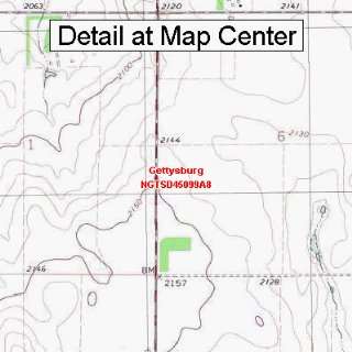   Map   Gettysburg, South Dakota (Folded/Waterproof)