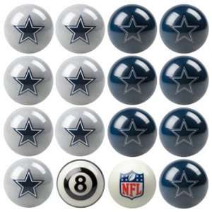  Dallas Cowboys NFL Home vs. Away Billiard Balls Full Set 