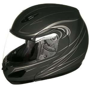  GMax GM44 Derk Flat Black Platinum Series Helmet   Size 