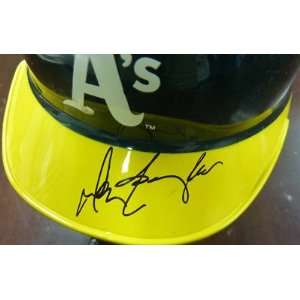 DON BAYLOR HAND SIGNED As MINI HELMET AUTO JSA COA   Autographed MLB 