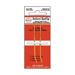  Colonial Needle Knitters Bent Tip Needle 2/Pkg CG198 13B 