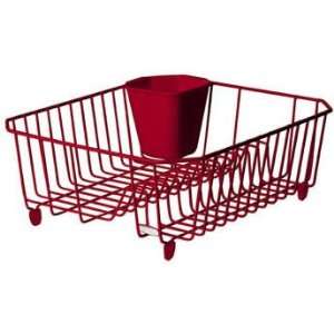  Rubbermaid 6032 Large Dish Drainer Red