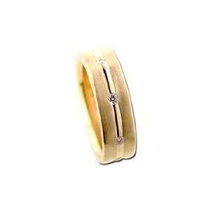  14K White Gold Round Diamond Wedding Band Ring 