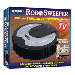 Cordless ELECTRIC FLOOR SWEEPER Automatic LARGE 10 Diameter Built In 